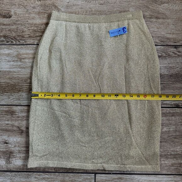 3-Piece Sequin Sweater Suit Blazer Jacket & Skirt Sets - Picture 13 of 15